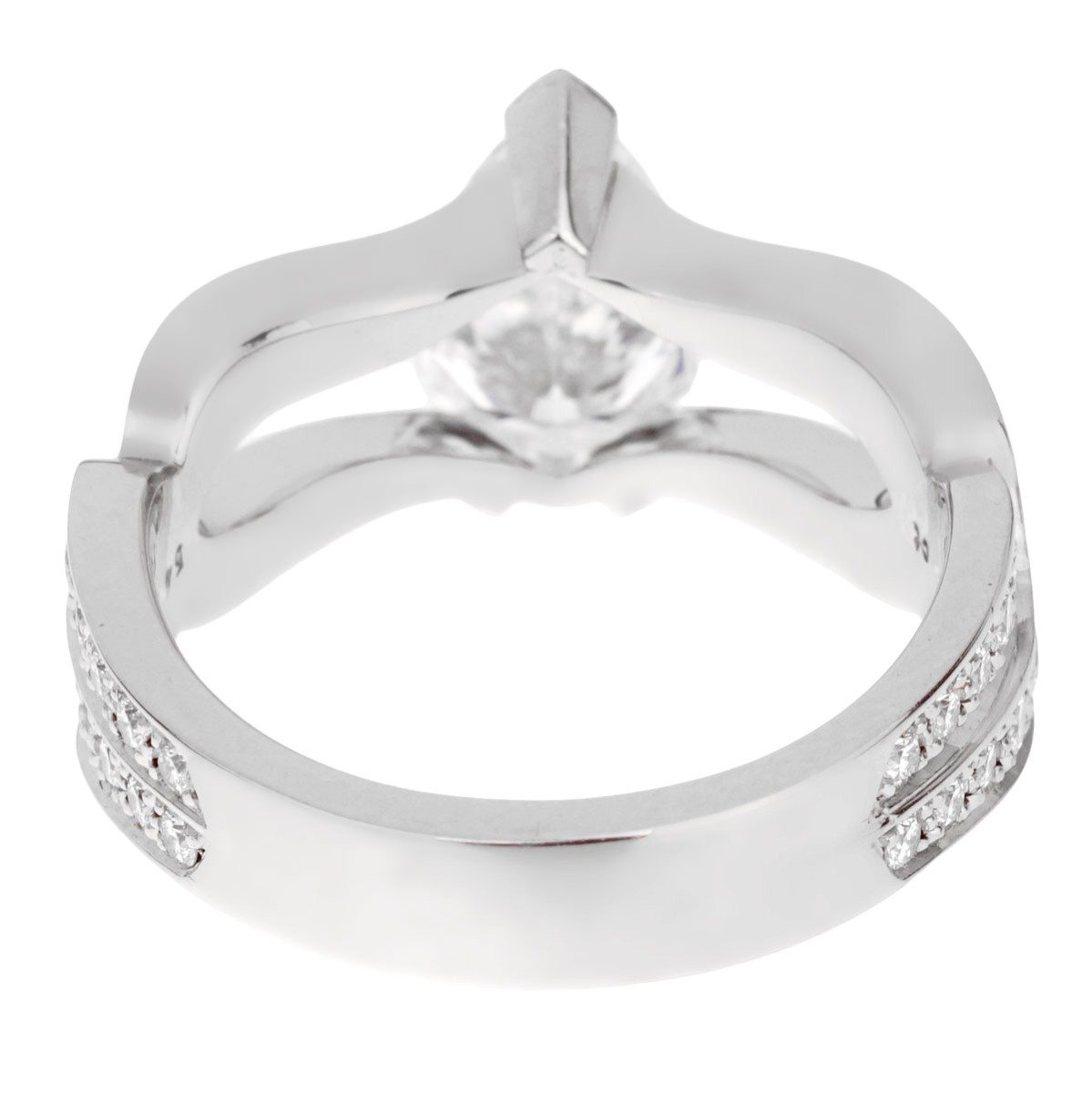Piaget Jardin Secret Pear Diamond Engagement Ring Sz 6 1/2