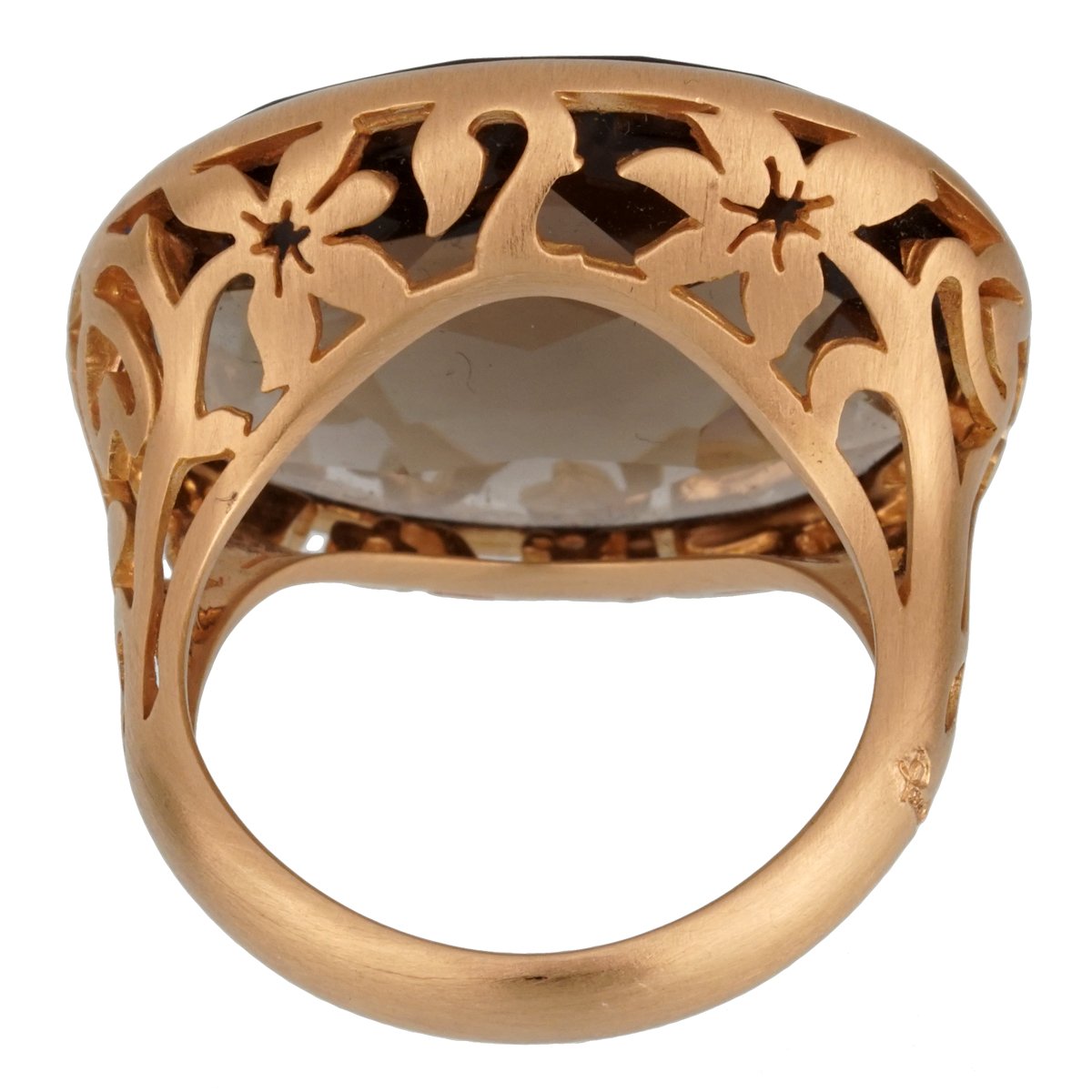 Pomellato 10 Carat Smoky Quartz Cocktail Ring Size 7 1/4