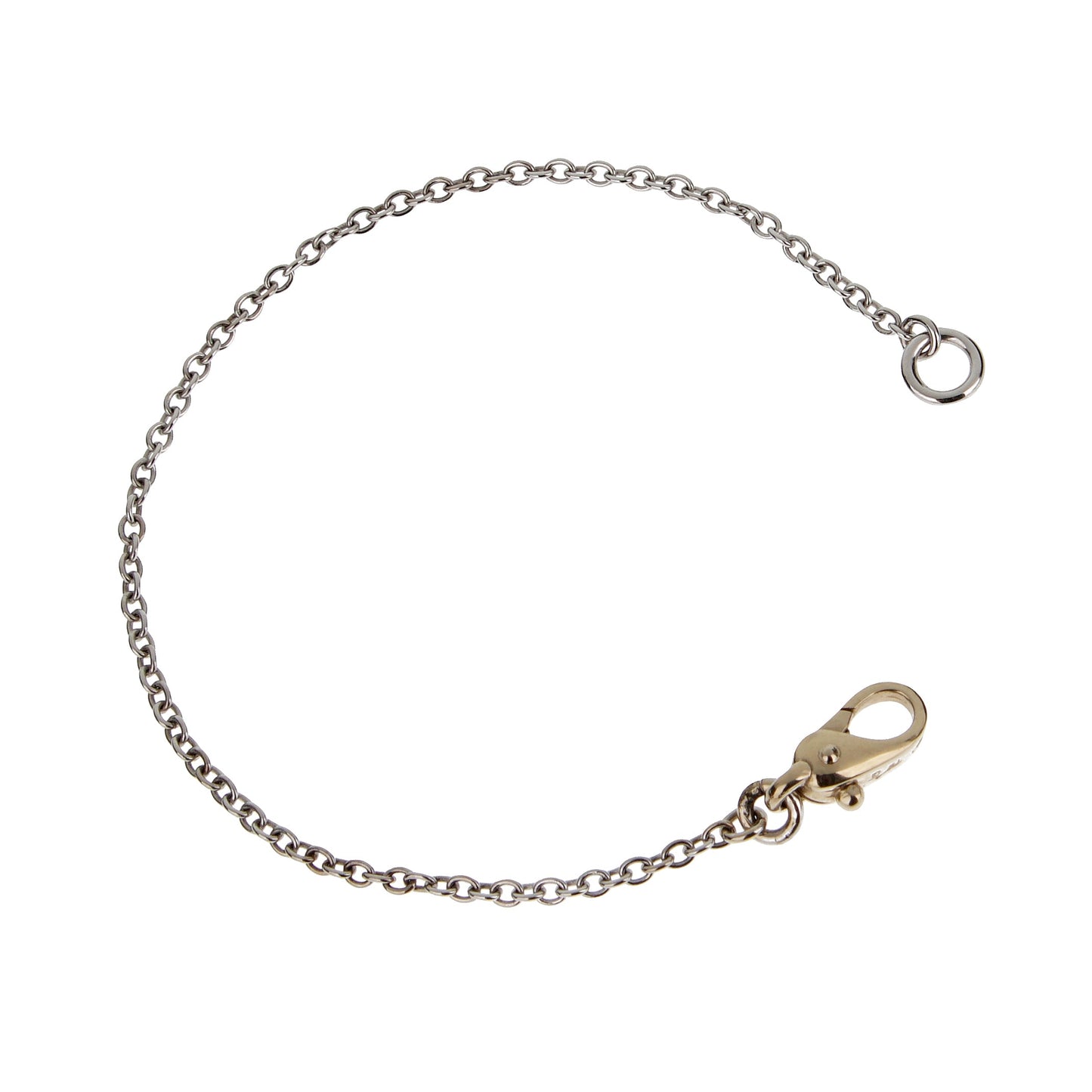 Pomellato 18k White Gold Chain Link Bracelet