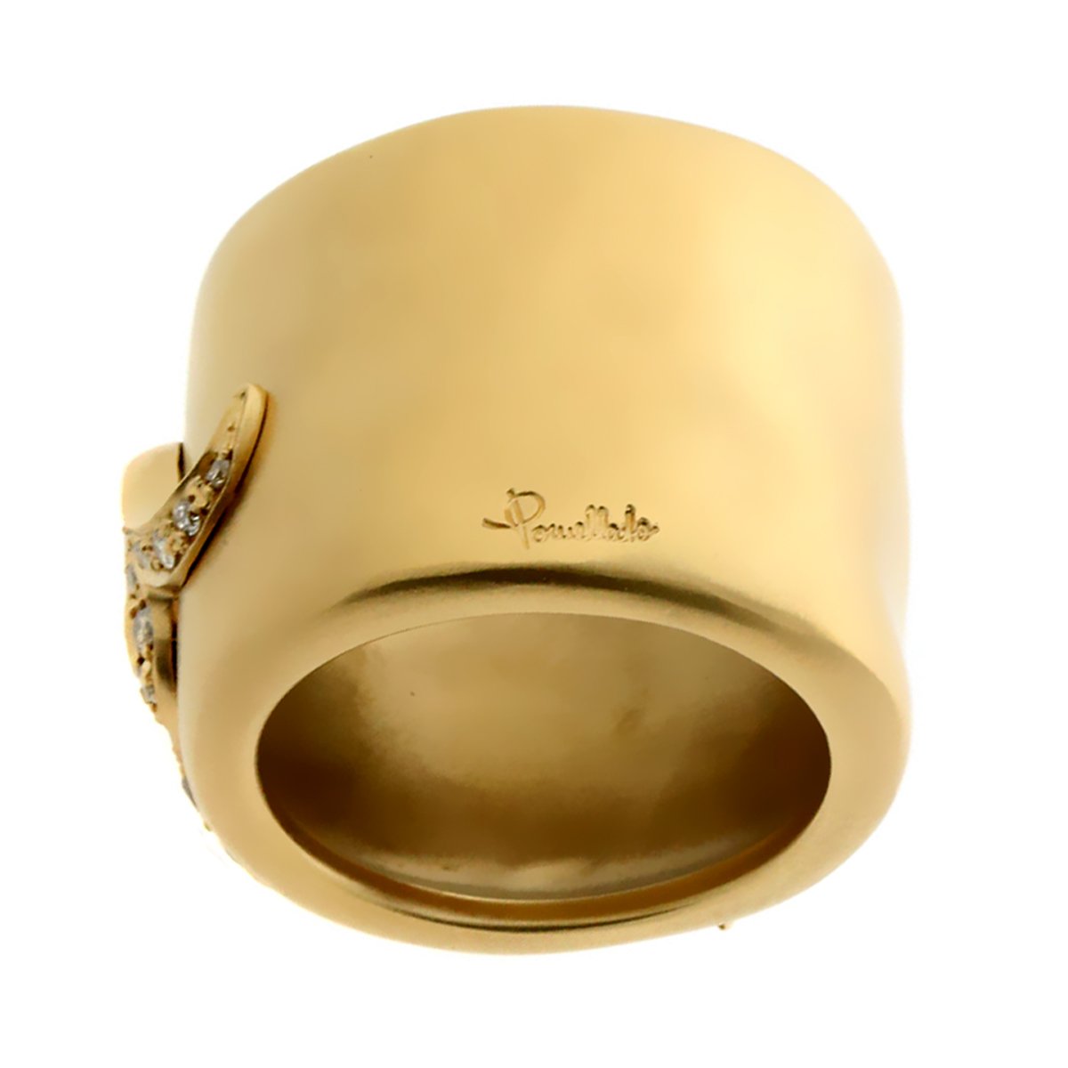 Pomellato Eva Snake Diamond Rose Gold Ring