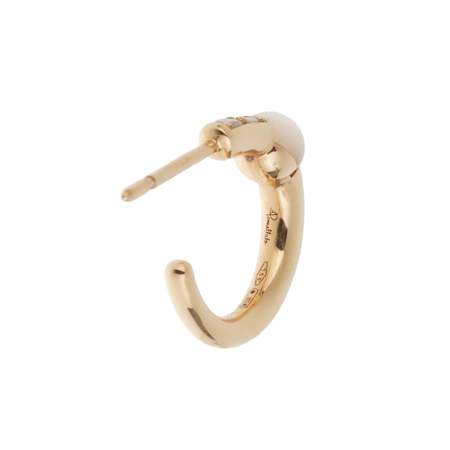 Pomellato M'ama Non M'ama 18k Rose Gold Diamond Earrings