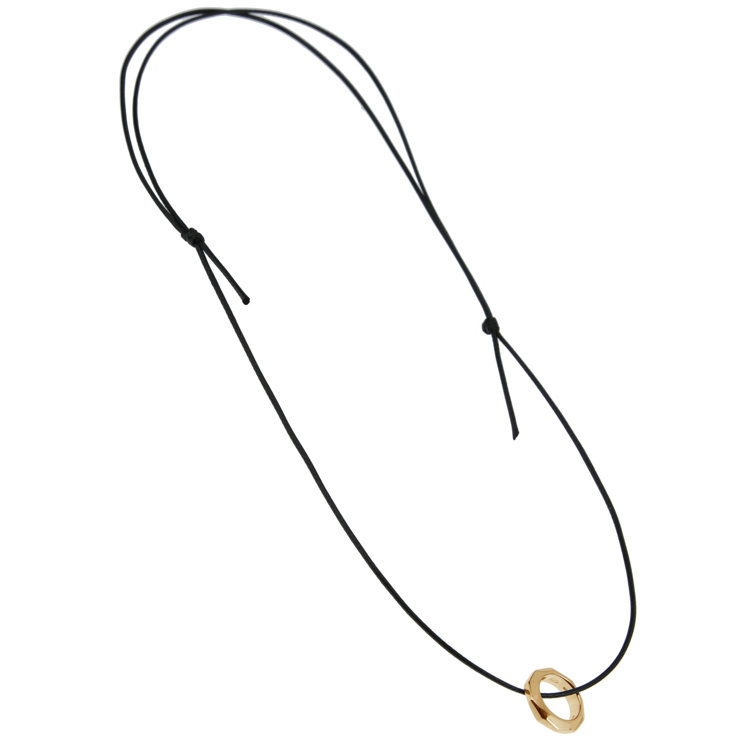 Pomellato 18k Rose Gold Diamond-Cut Motif Pendant Necklace