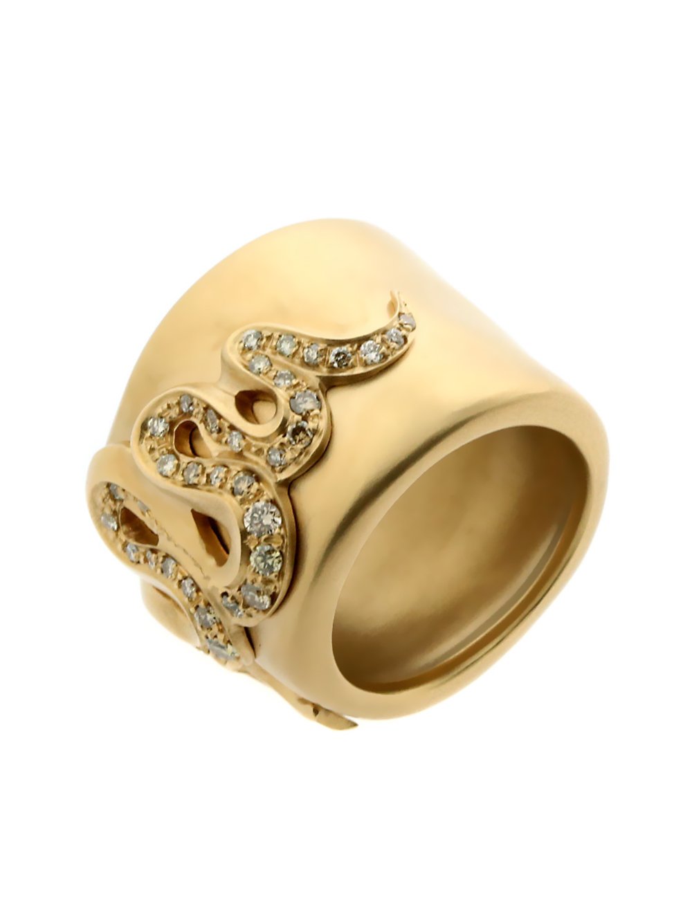Pomellato Snake Gold Diamond Ring