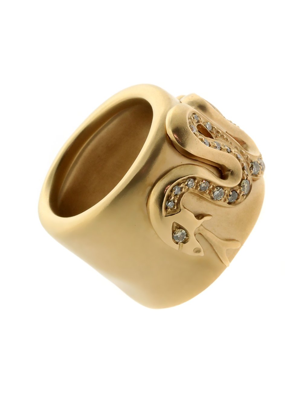 Pomellato Snake Gold Diamond Ring