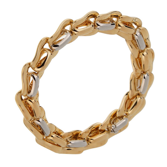 Pomellato 18k Yellow & White Gold Ladies Chain Link Bracelet