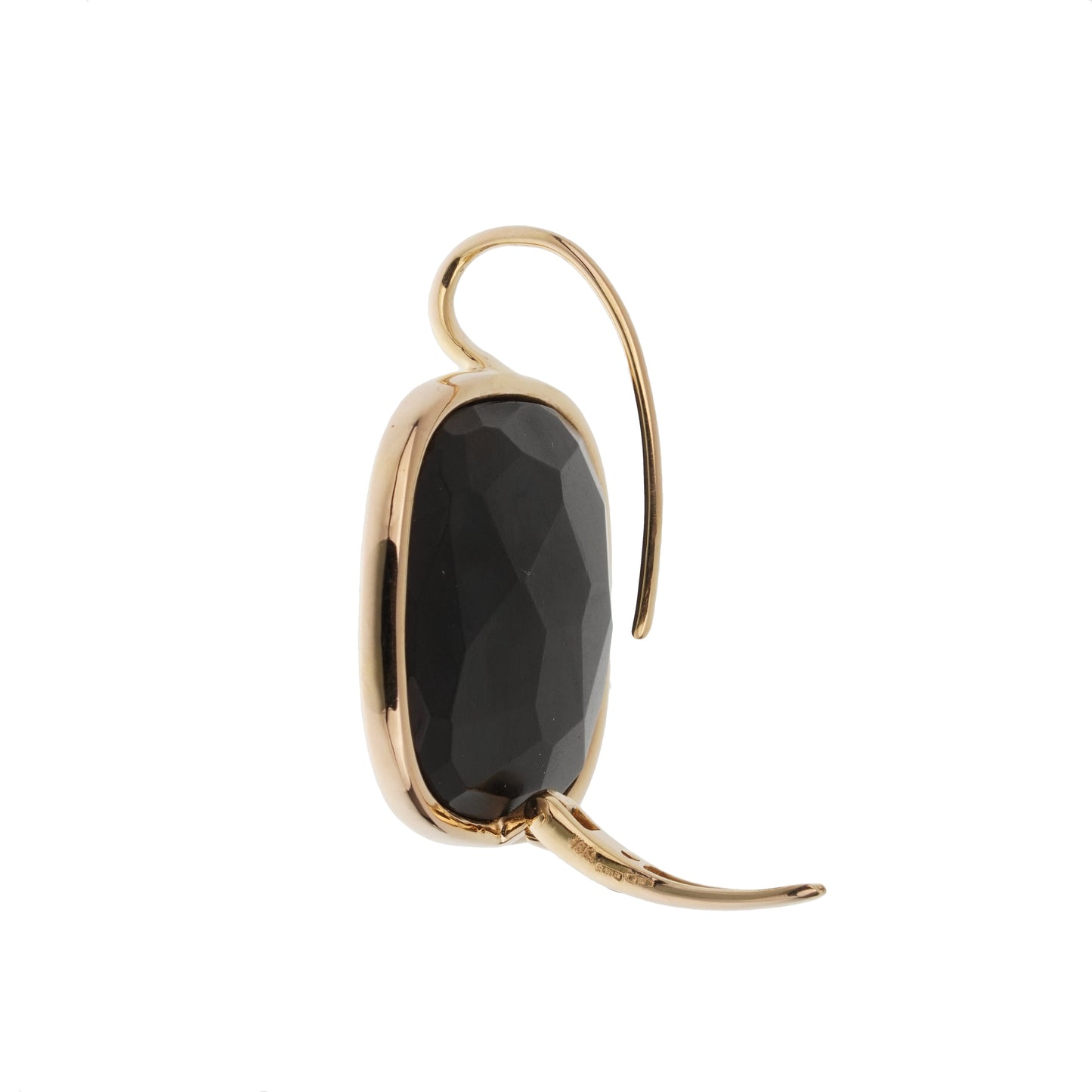 Pomellato Victoria 18k Rose Gold Black Jet Earrings