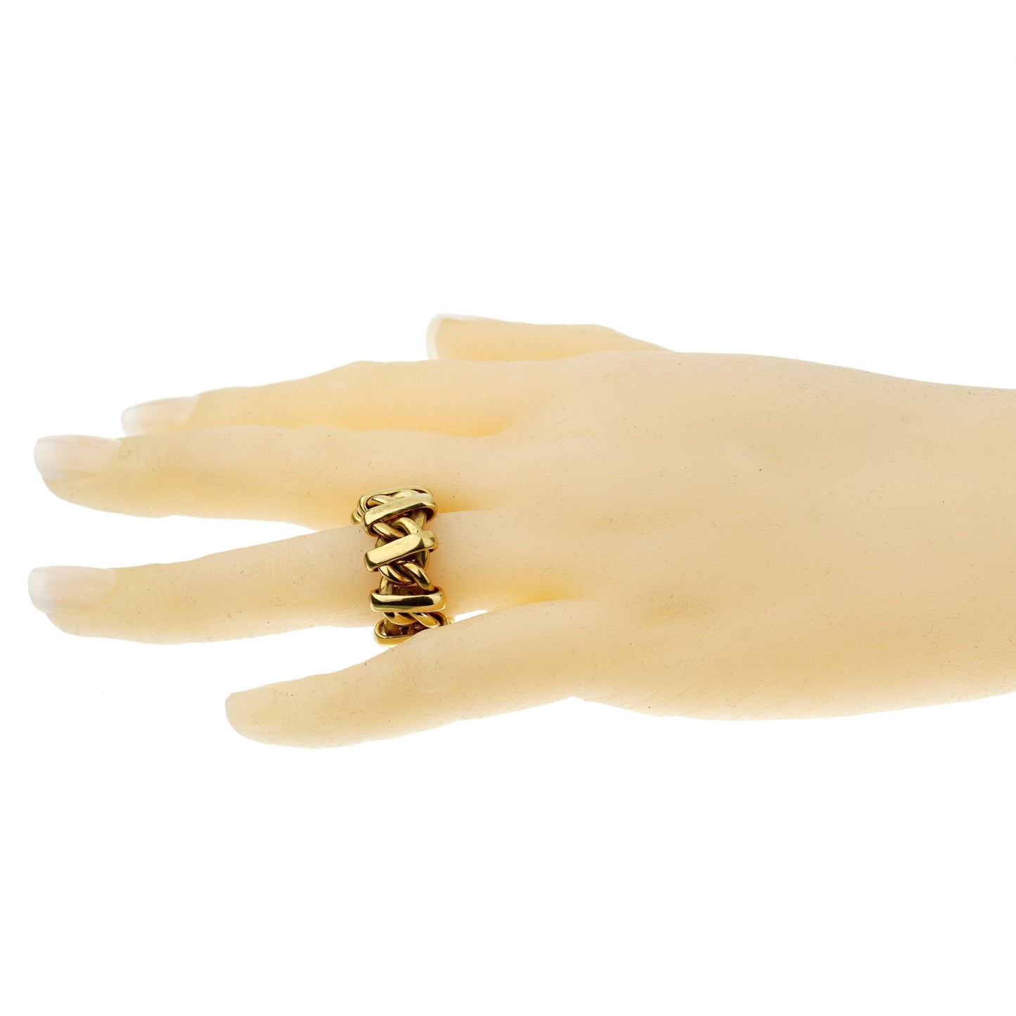 Pomellato Vintage Chain Link Yellow Gold Ring