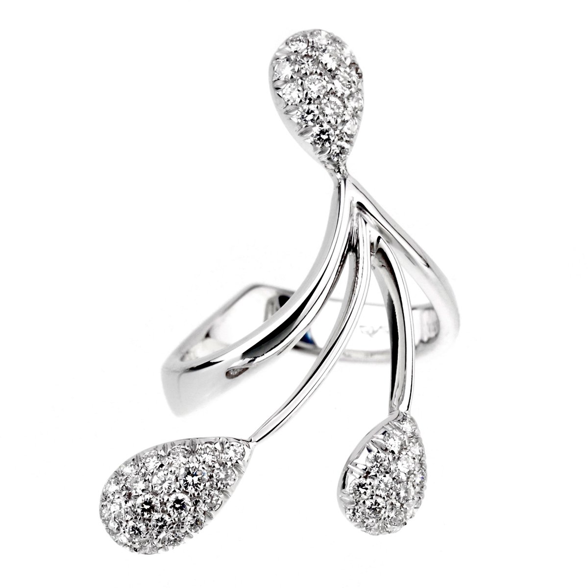 Scavia White Gold Diamond Cocktail Ring