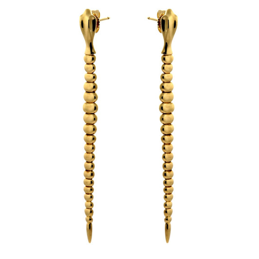 Tiffany and Co Gold Snake Drop Earrings