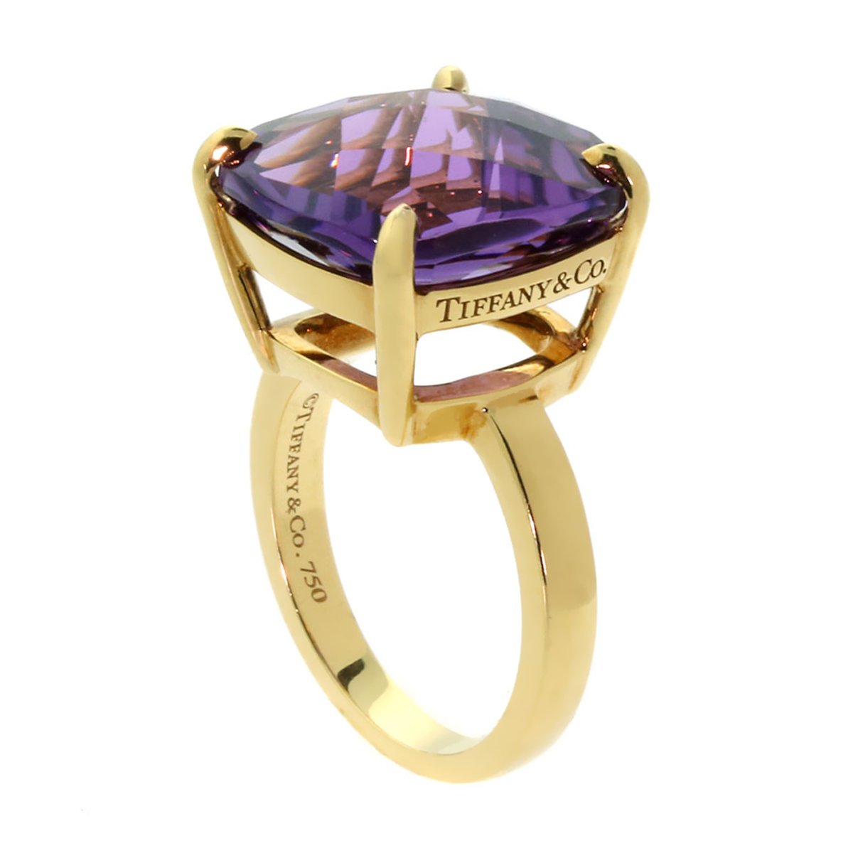 Tiffany & Co Amethyst Gold Ring