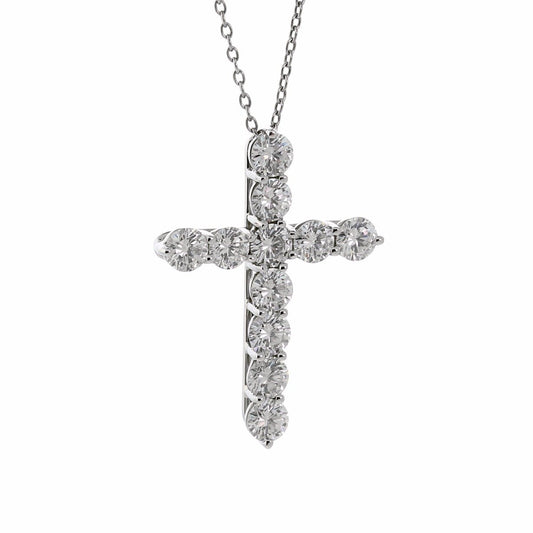 Tiffany & Co Diamond Cross Platinum Necklace