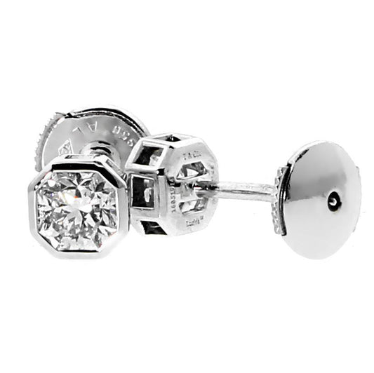 Tiffany & Co Diamond Lucida Platinum Studs