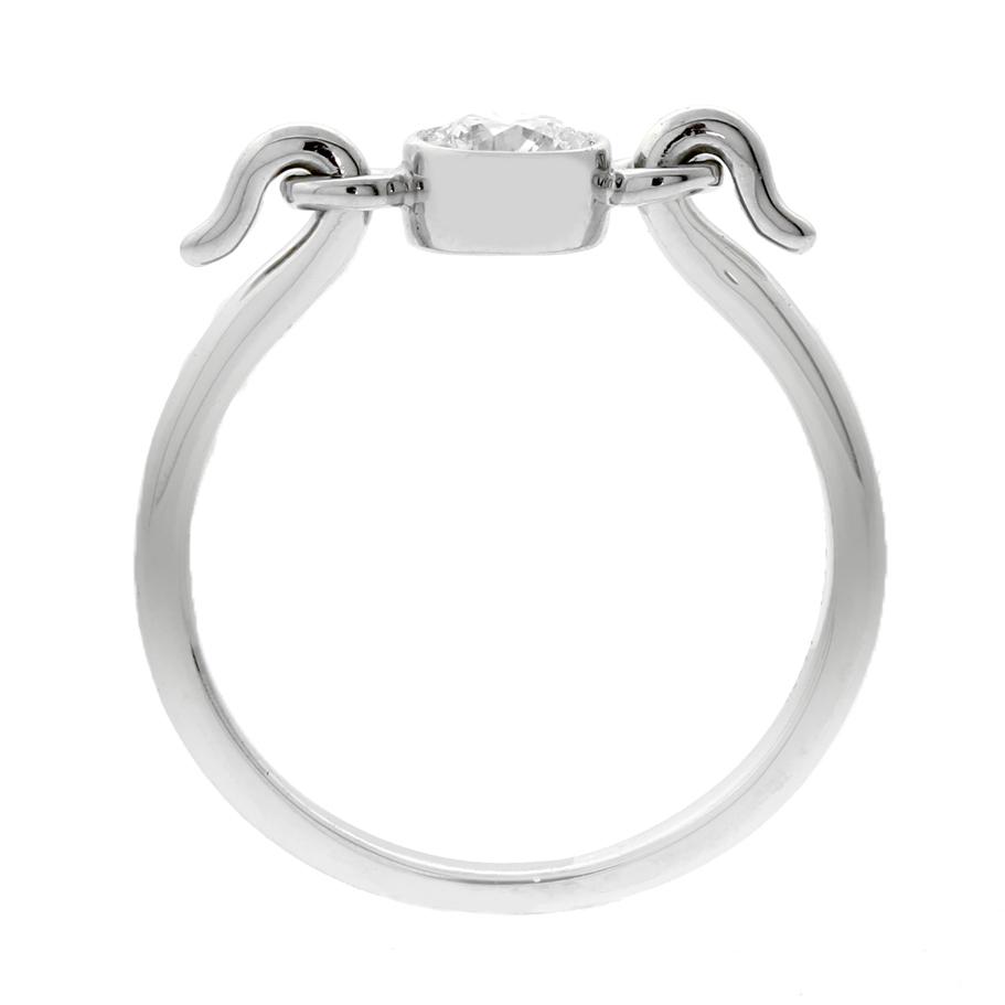 Tiffany & Co Diamond Solitaire Platinum Ring