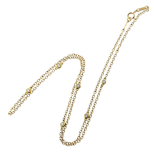 Tiffany & Co Diamonds by the Yard Gold Necklace
