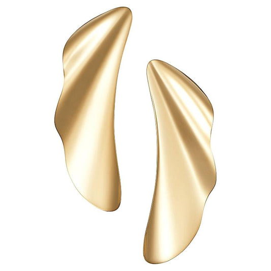 Tiffany & Co Freeform Yellow Gold Drop Earrings