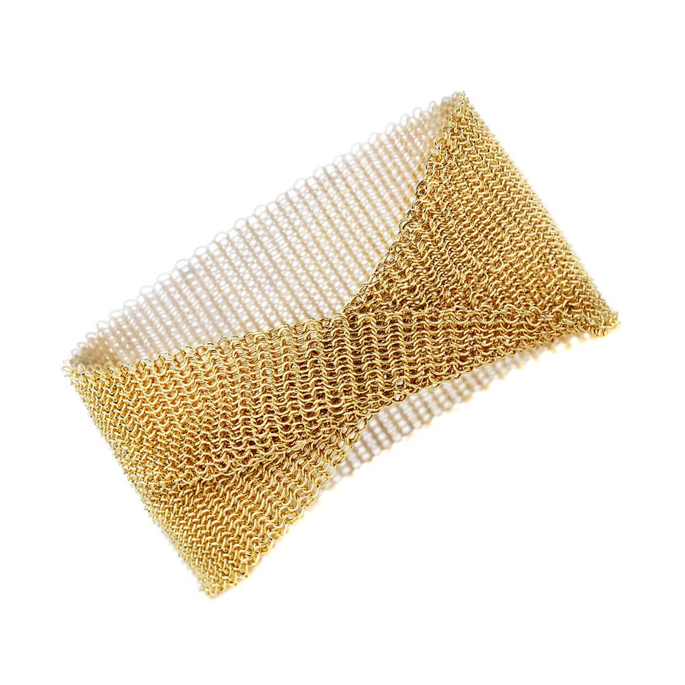 Tiffany & Co Gold Mesh Bracelet