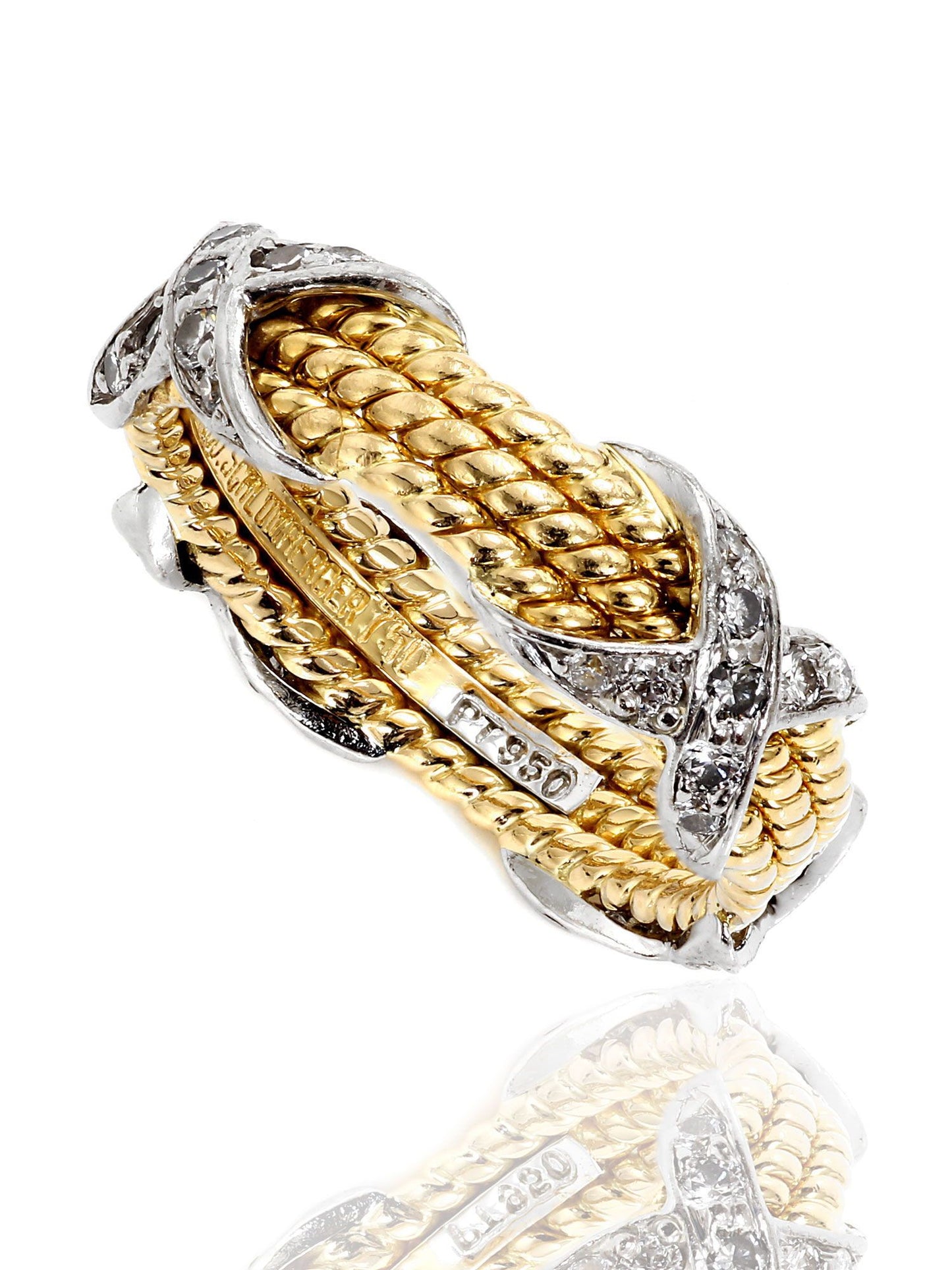 Tiffany & Co Jean Schlumberger Rope Diamond Ring