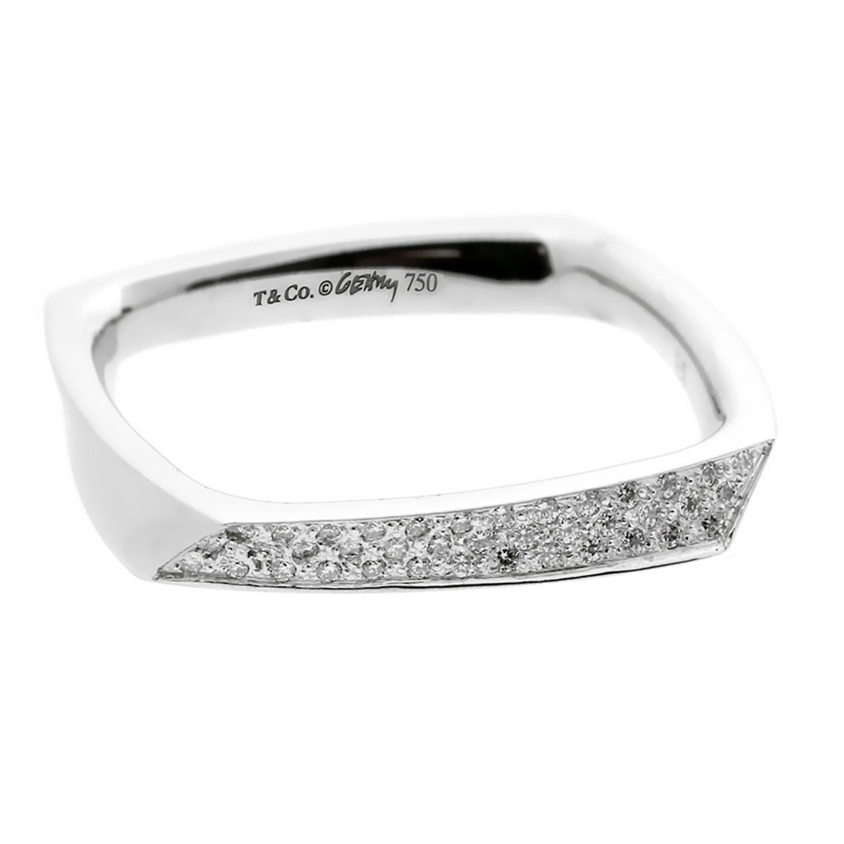 Tiffany & Co. Torque Diamond White Gold Ring