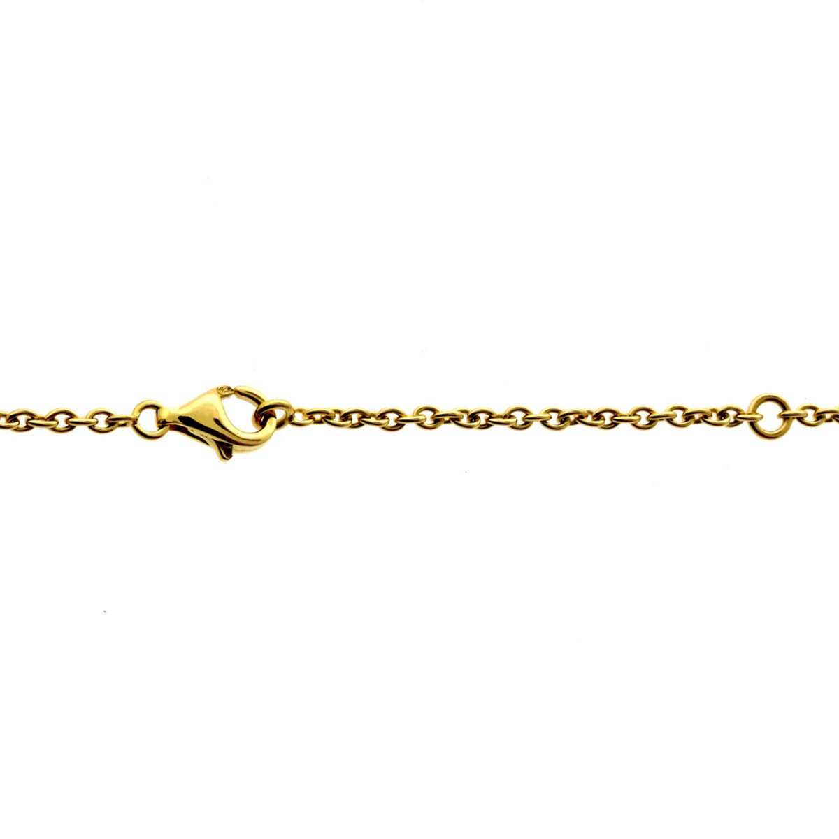 Van Cleef and Arpels Pure Alhambra Diamond Gold Necklace