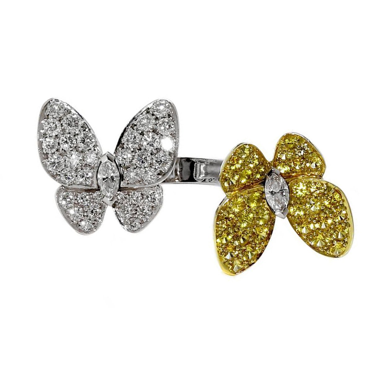 Van Cleef & Arpels Butterfly Diamond Ring