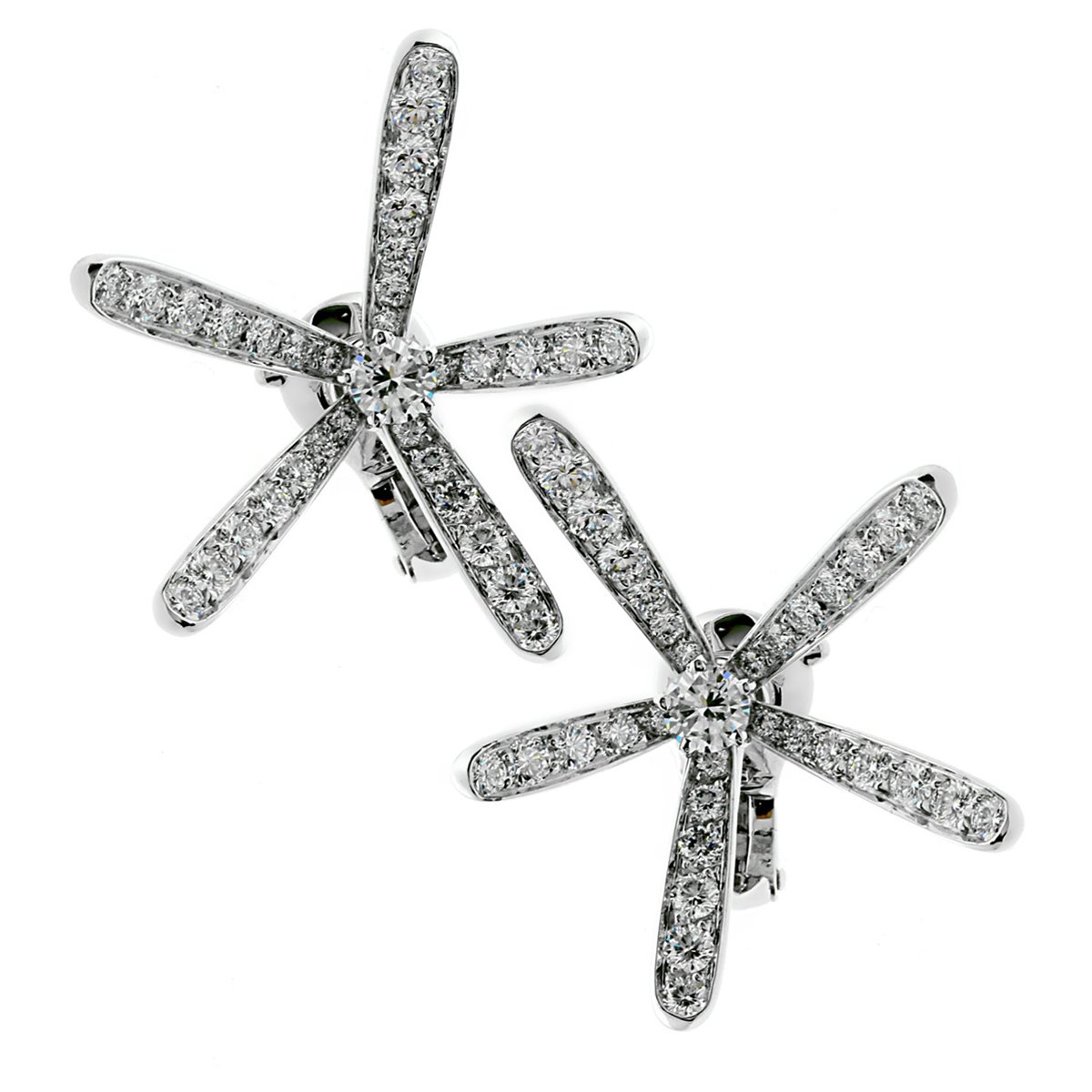 Van Cleef Arpels Caresse d Eole Diamond Earrings