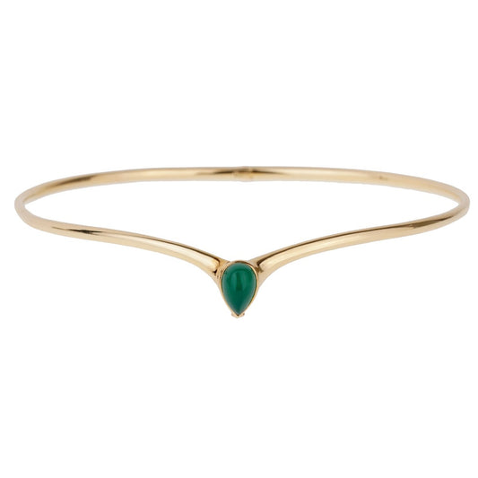 Van Cleef & Arpels Chrysoprase Gold Choker Necklace