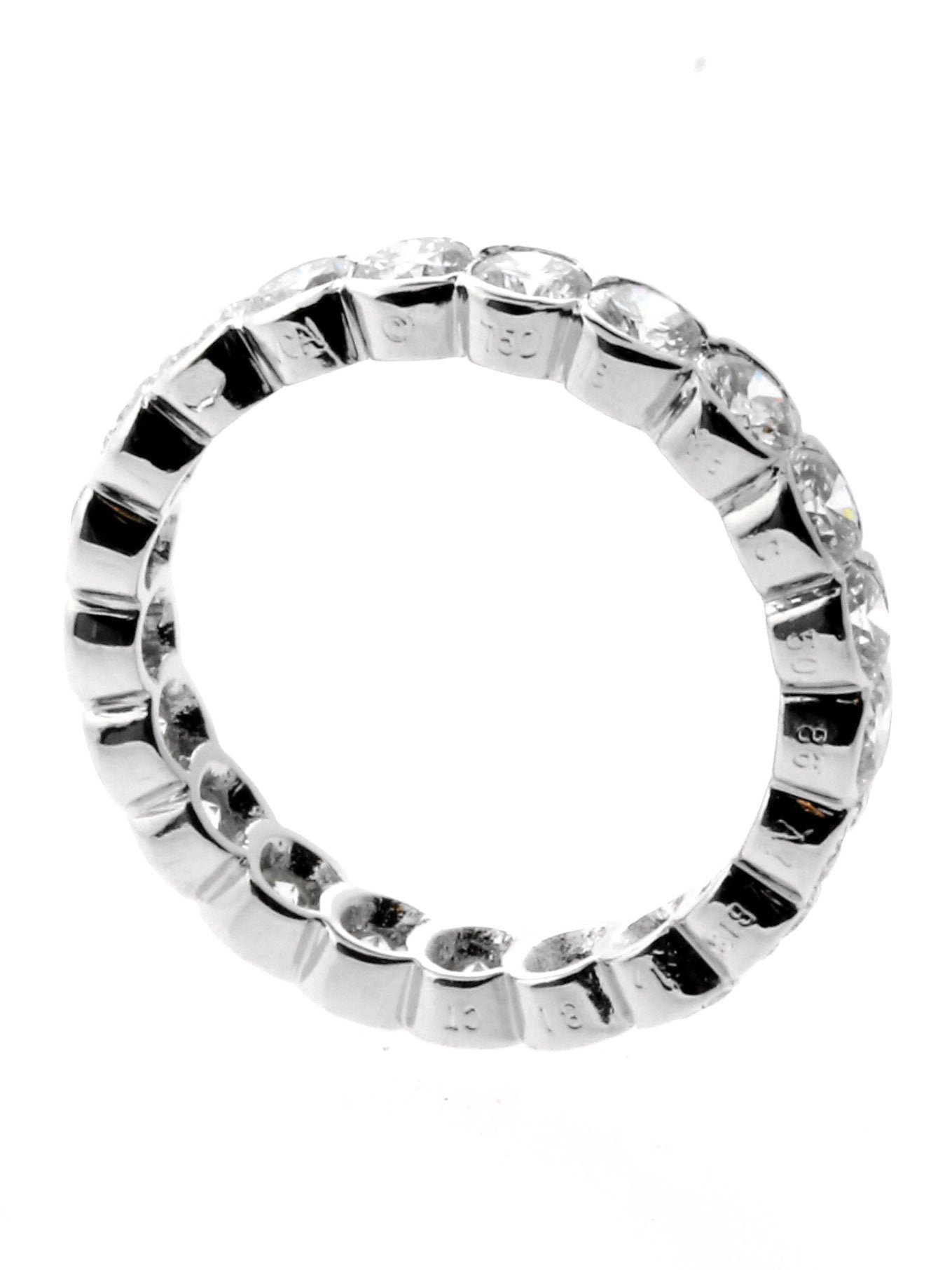 Van Cleef & Arpels Diamond Eternity White Gold Band