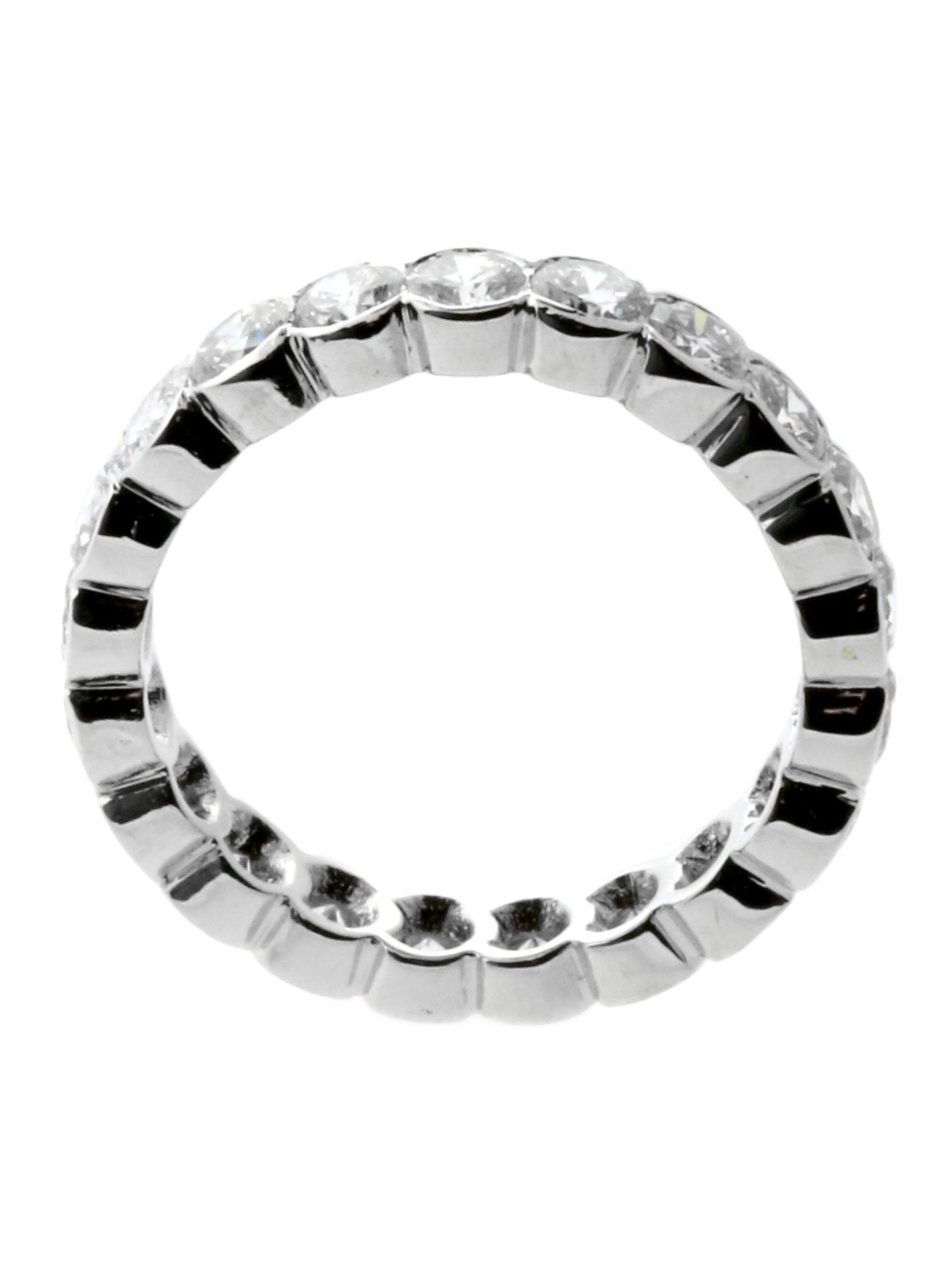 Van Cleef & Arpels Diamond Eternity White Gold Band
