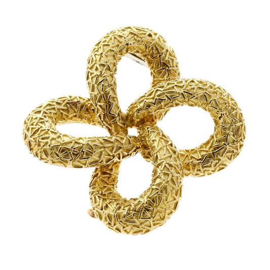 Van Cleef & Arpels Yellow Gold Brooch Pendant