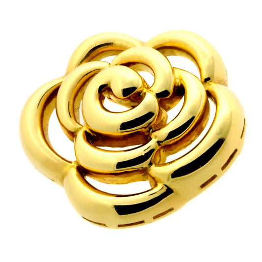 Van Cleef & Arpels Gold Flower Pendant