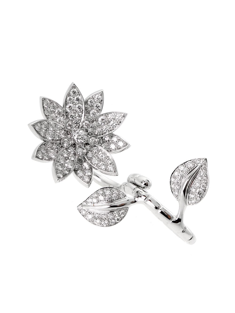 Van Cleef & Arpels Lotus Diamond Ring