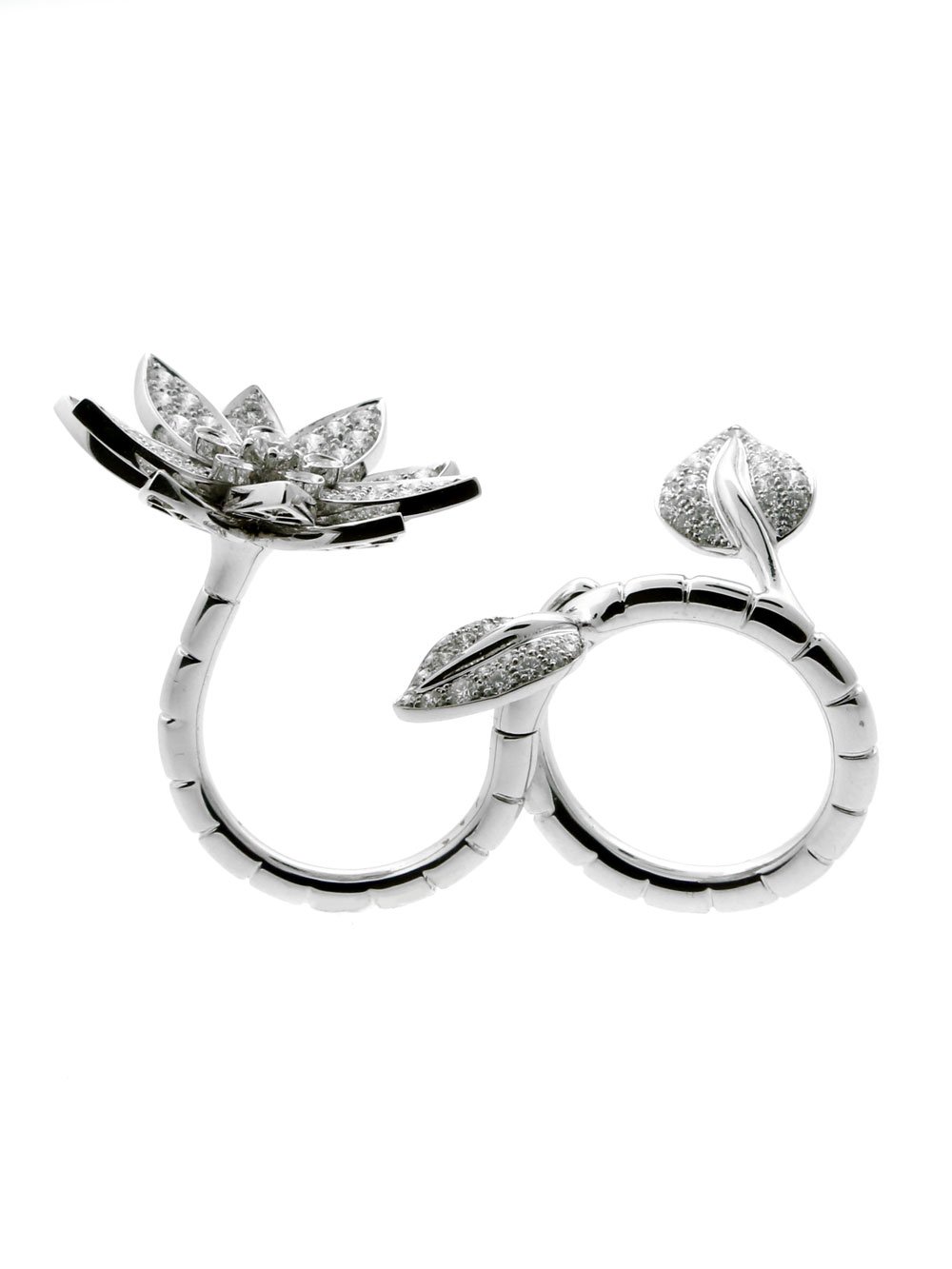Van Cleef & Arpels Lotus Diamond Ring