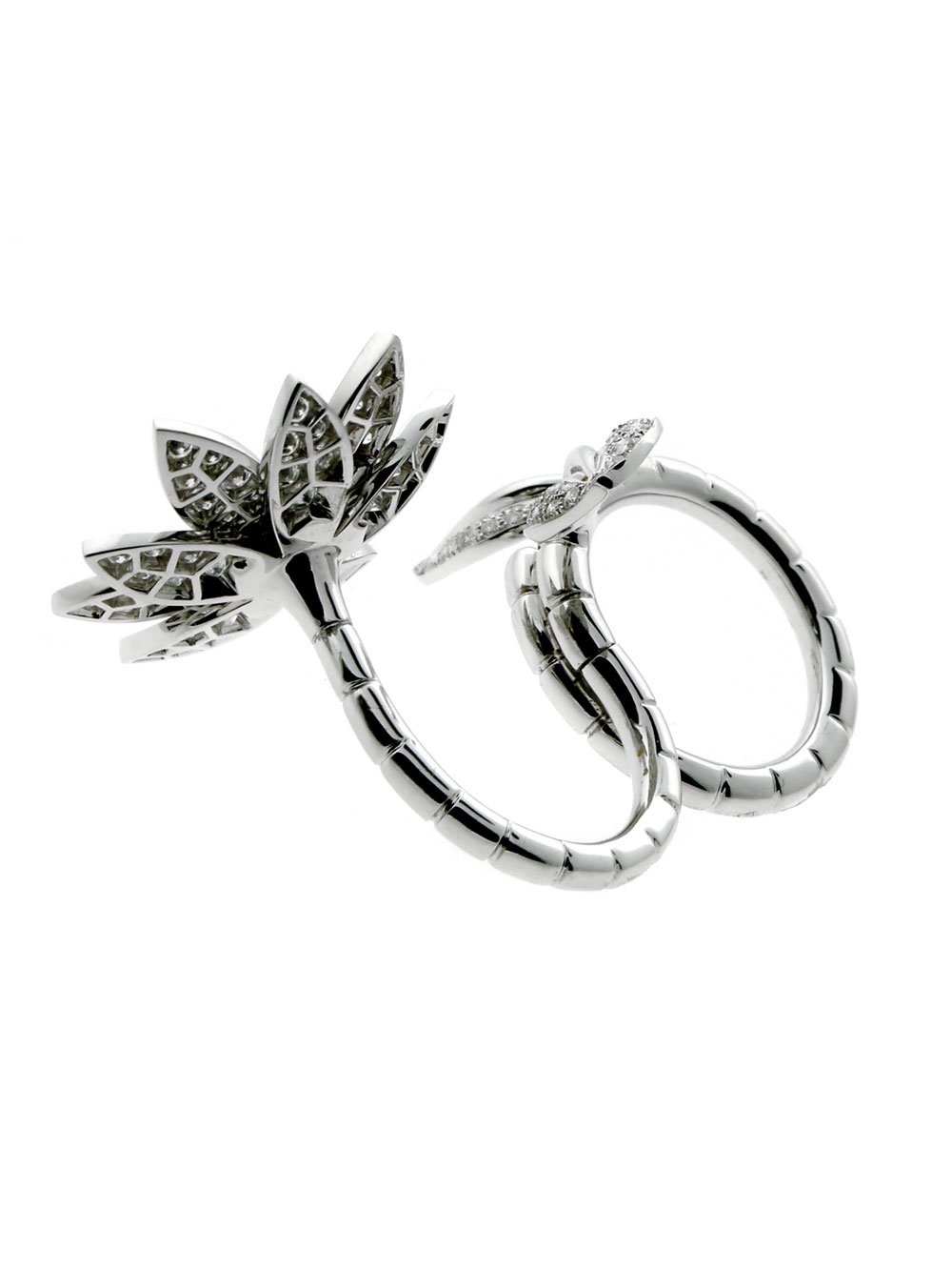 Van Cleef & Arpels Lotus Diamond Ring