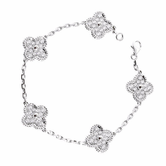 Van Cleef & Arpels Vintage Alhambra Diamond Bracelet