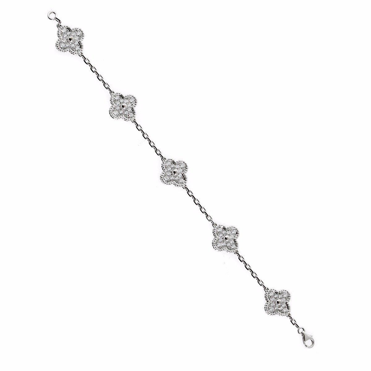 Van Cleef & Arpels Vintage Alhambra Diamond Bracelet