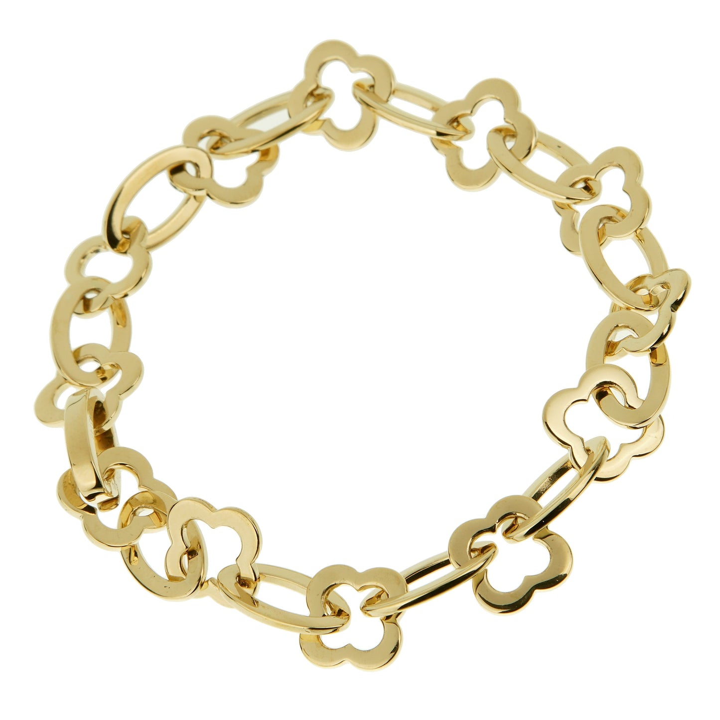 Van Cleef & Arpels Yellow Gold Alhambra Bracelet