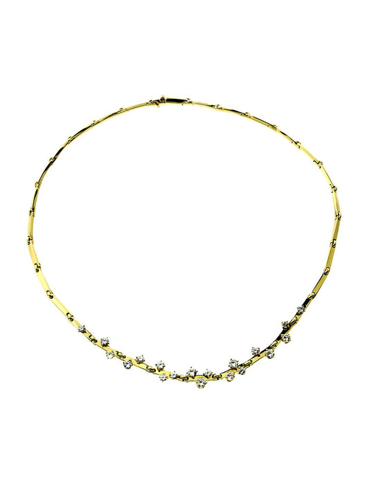 Vintage Van Cleef & Arpels Gold Diamond Necklace