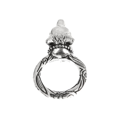 Gucci Anger Forest Wolf Sterling Silver Ring Size 6 1/2