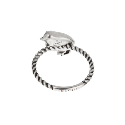 Gucci Garden Sterling Silver Chick Band Ring Size 7 1/2