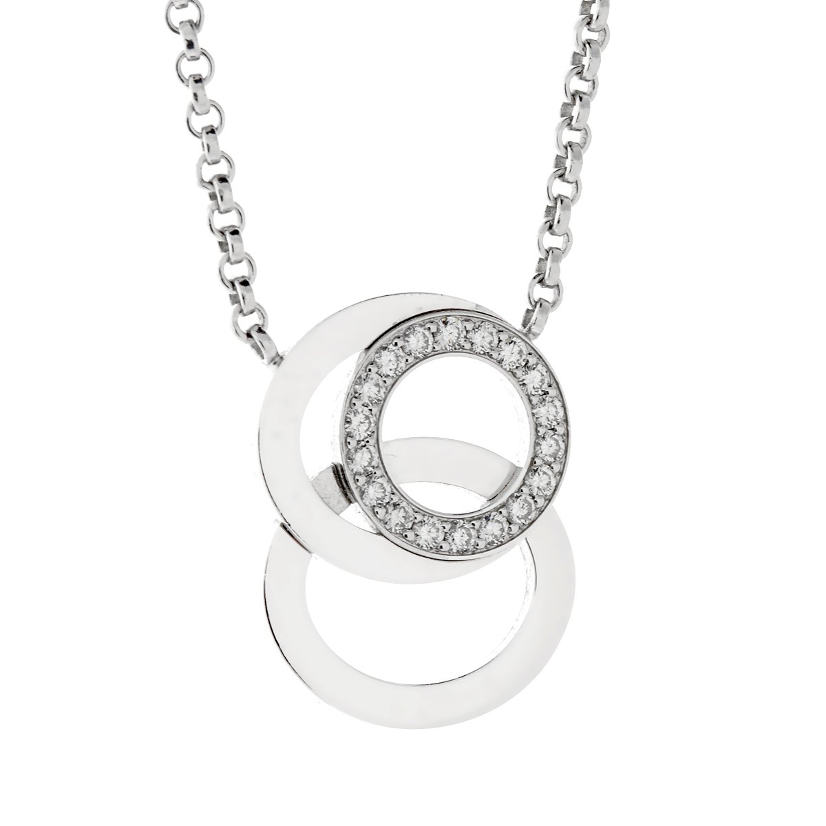 Audemars Piguet Millenary Diamond 18k White Gold Necklace