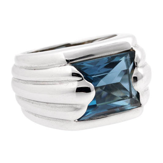 Audemars Piguet Topaz White Gold Ring