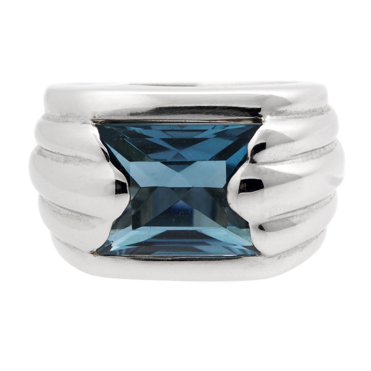 Audemars Piguet Topaz White Gold Ring