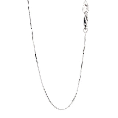 Bliss Diamond Cross White Gold Necklace