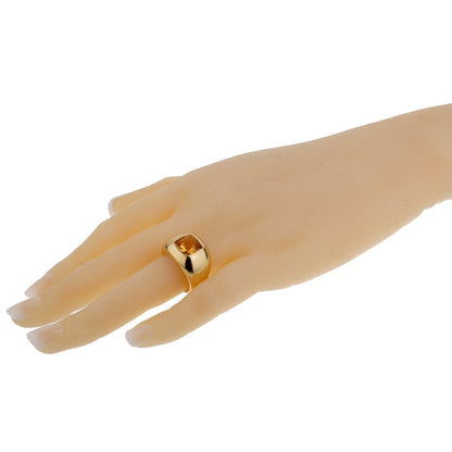 Boucheron Citrine 18k Yellow Gold Cocktail Ring Sz 6 1/4