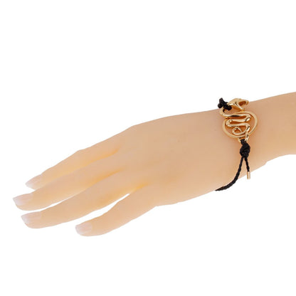 Boucheron Kaa Yellow Gold Snake Leather Bracelet