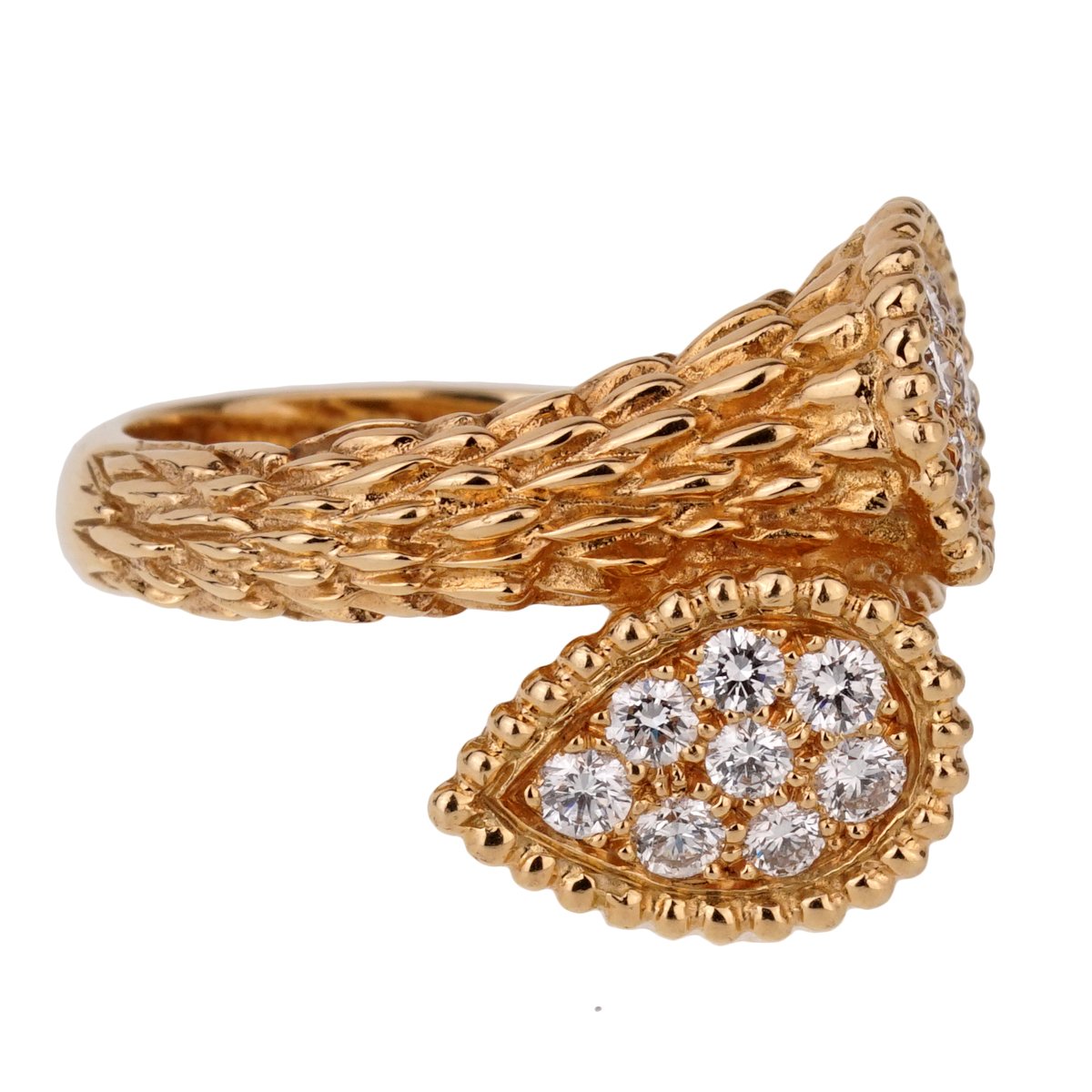 Boucheron Serpent Boheme Toi et Moi Diamond Gold Ring