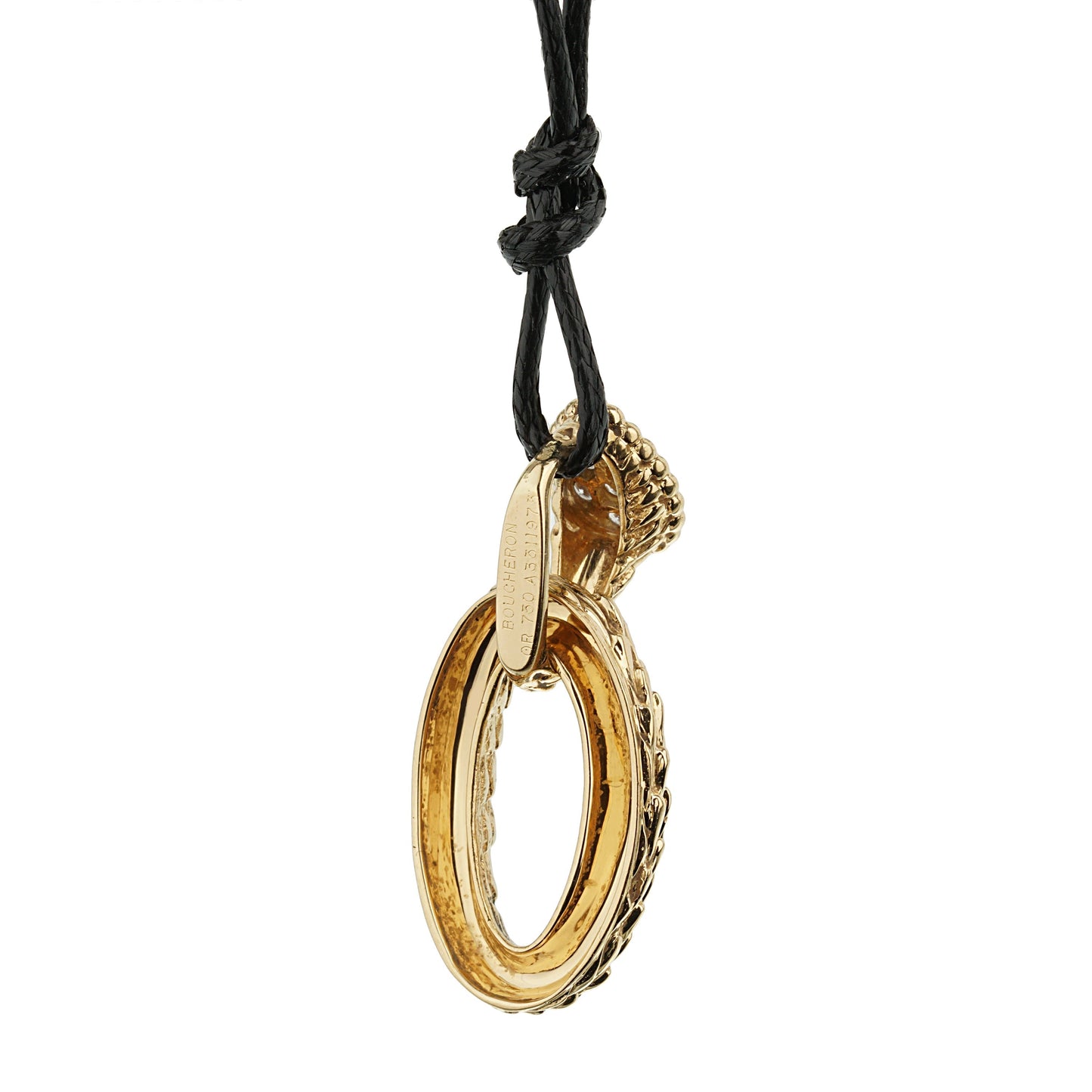 Boucheron Vintage Serpent Boheme Diamond Yellow Gold Necklace