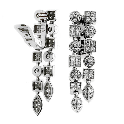 Bulgari Lucea Diamond White Gold Earrings
