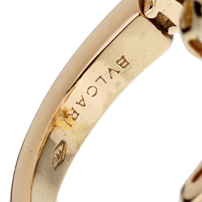 Bvlgari Multi Gemstone Diamond 18k Yellow Gold Ring Sz 5 1/2