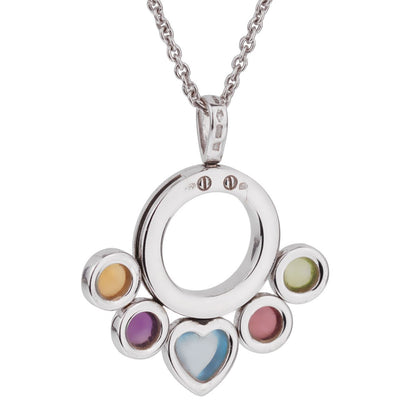 Bvlgari Allegra White Gold Gemstone Necklace